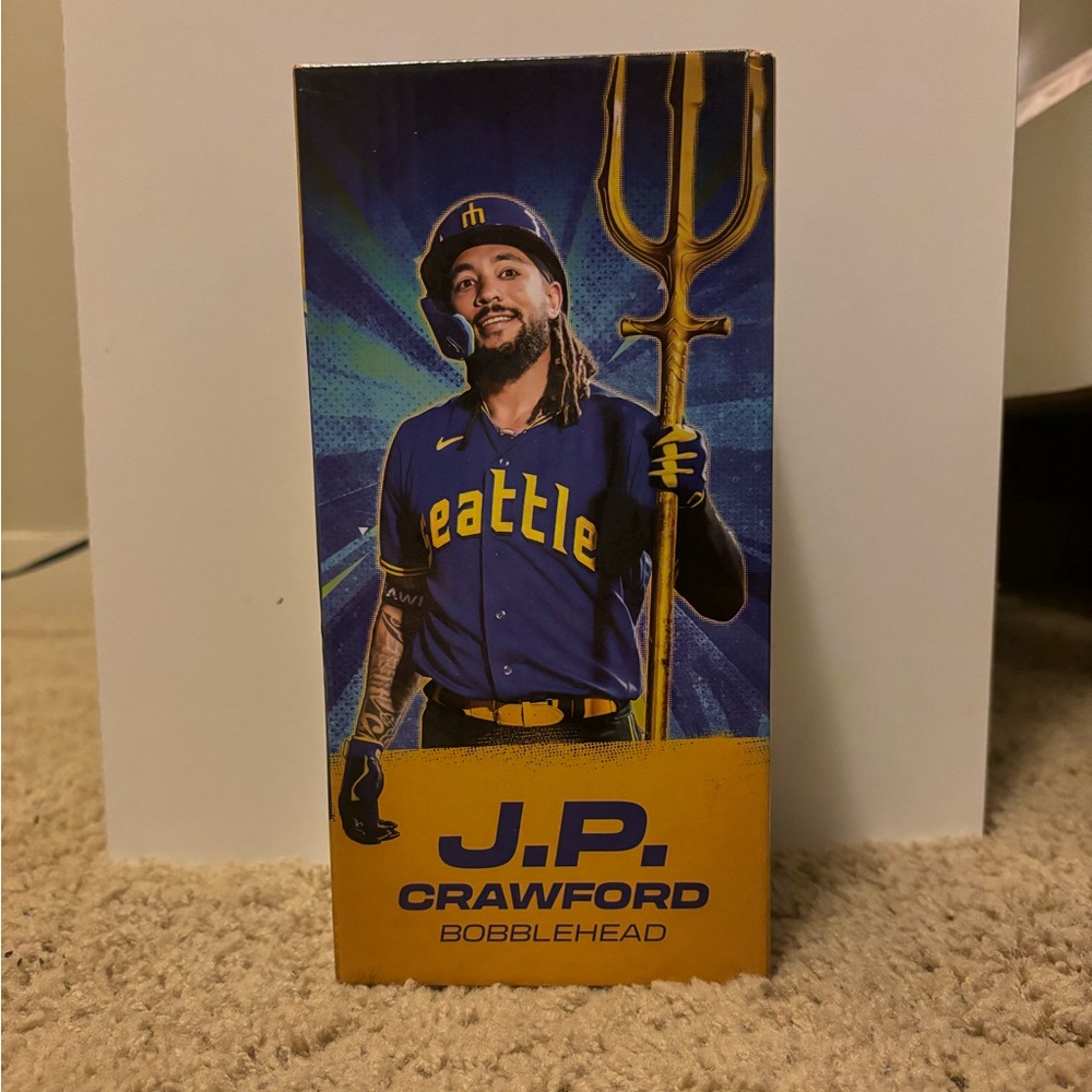 A 2024 J.P Crawford City Connect Seattle Mariners Bobblehead MLB
6/28/2024